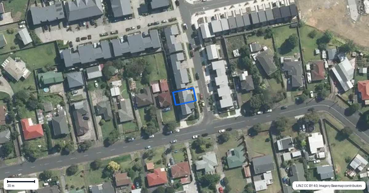 Property context map for 120 Mangahoe Road, Mount Wellington, Auckland
