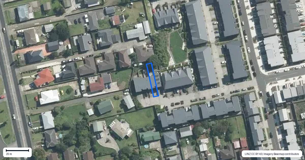 Property context map for 16 Kikorangi Lane, Mount Wellington, Auckland