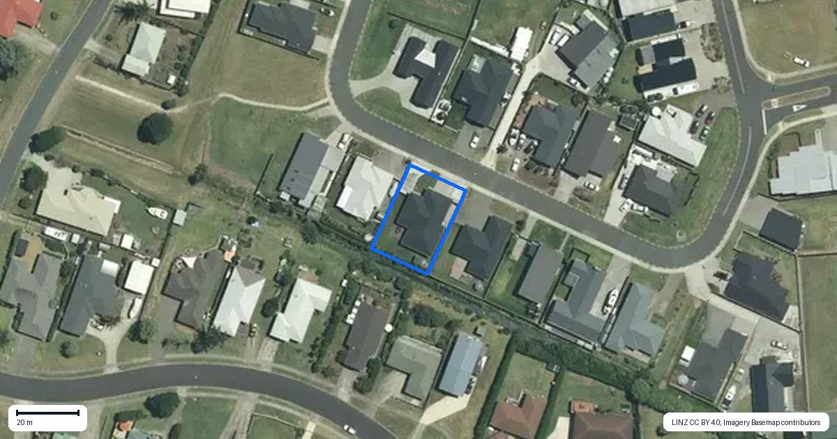 Property context map for 19 Palm Drive, Whitianga