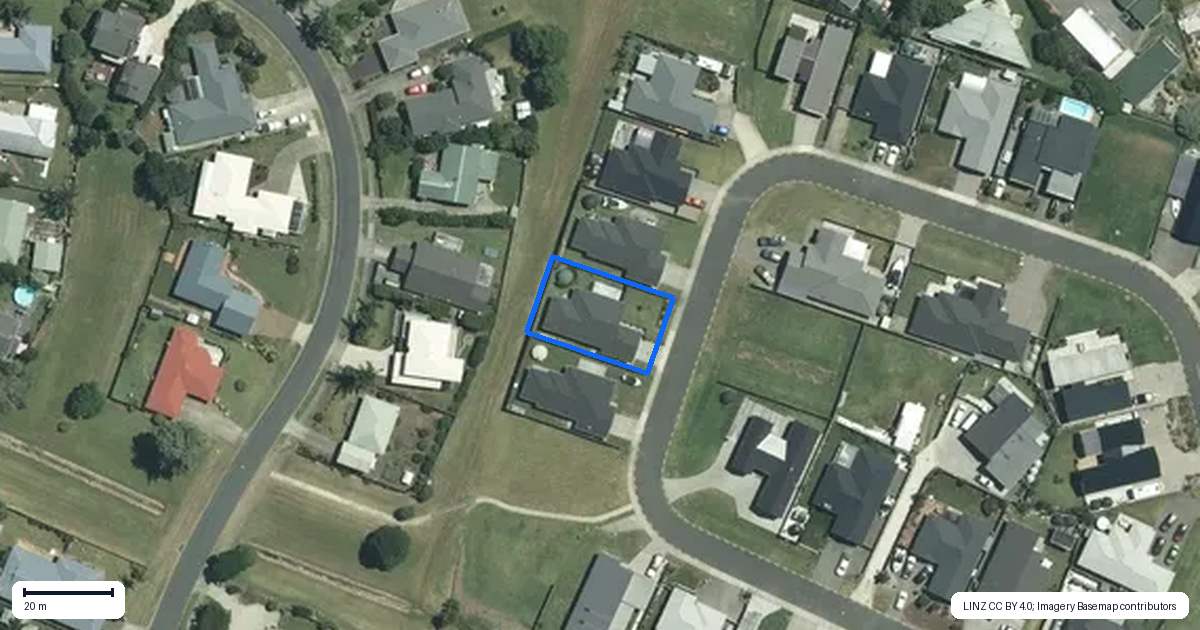 Property context map for 31 Palm Drive, Whitianga
