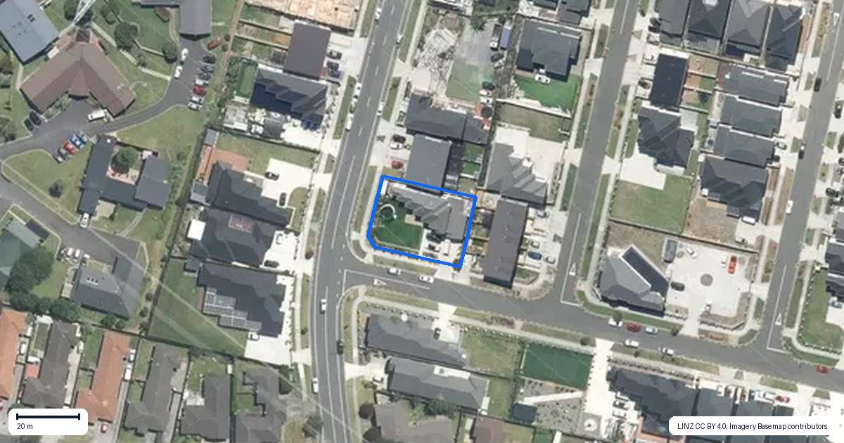 Property context map for 23 Repehina Road, Flat Bush, Auckland