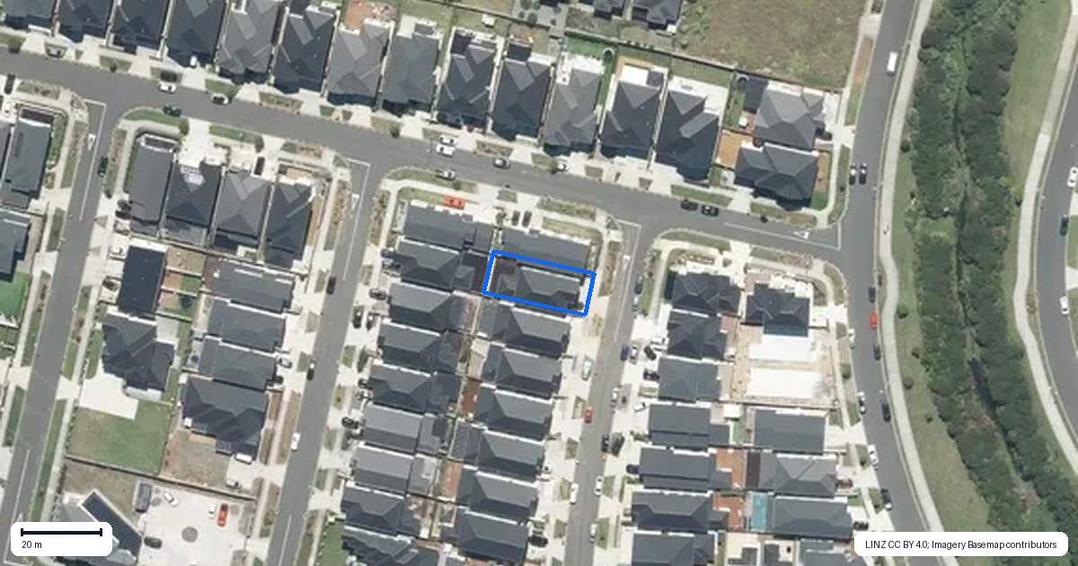 Property context map for 16 Puruatanga Drive, Flat Bush, Auckland