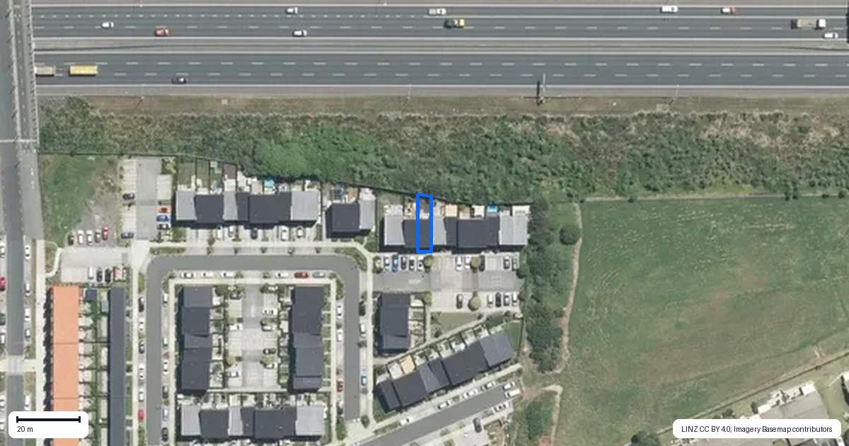 Property context map for 6 Rara Lane, Manukau, Auckland