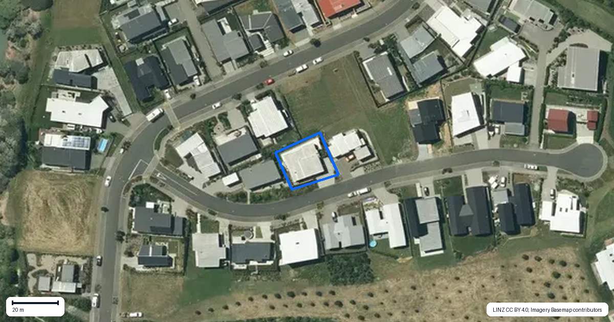 Property context map for 5 Maataitai Road, Raglan