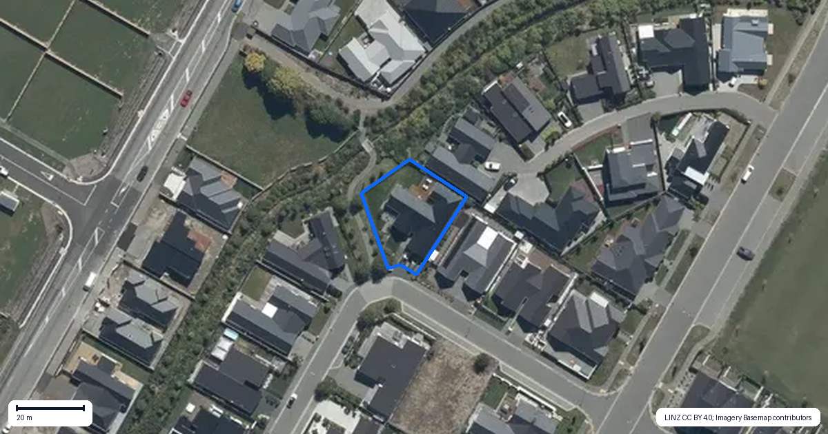 Property context map for 8 Kirkland Crescent, Harewood, Christchurch