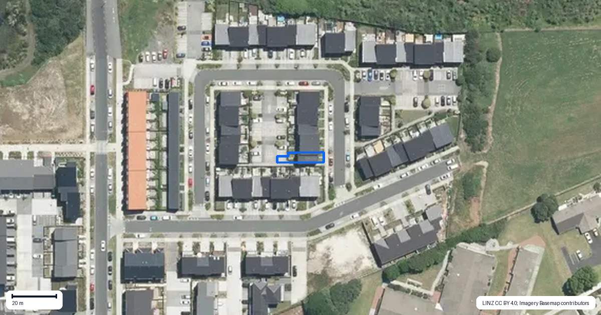 Property context map for 29 Kotuitui Street, Manukau, Auckland