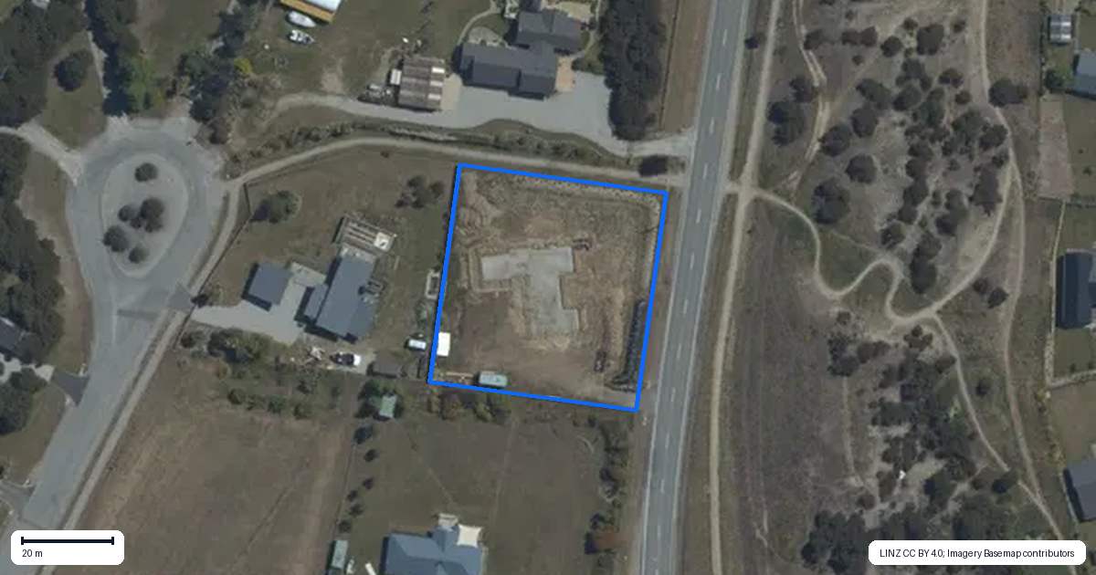 Property context map for 1073 Aubrey Road, Albert Town, Wanaka