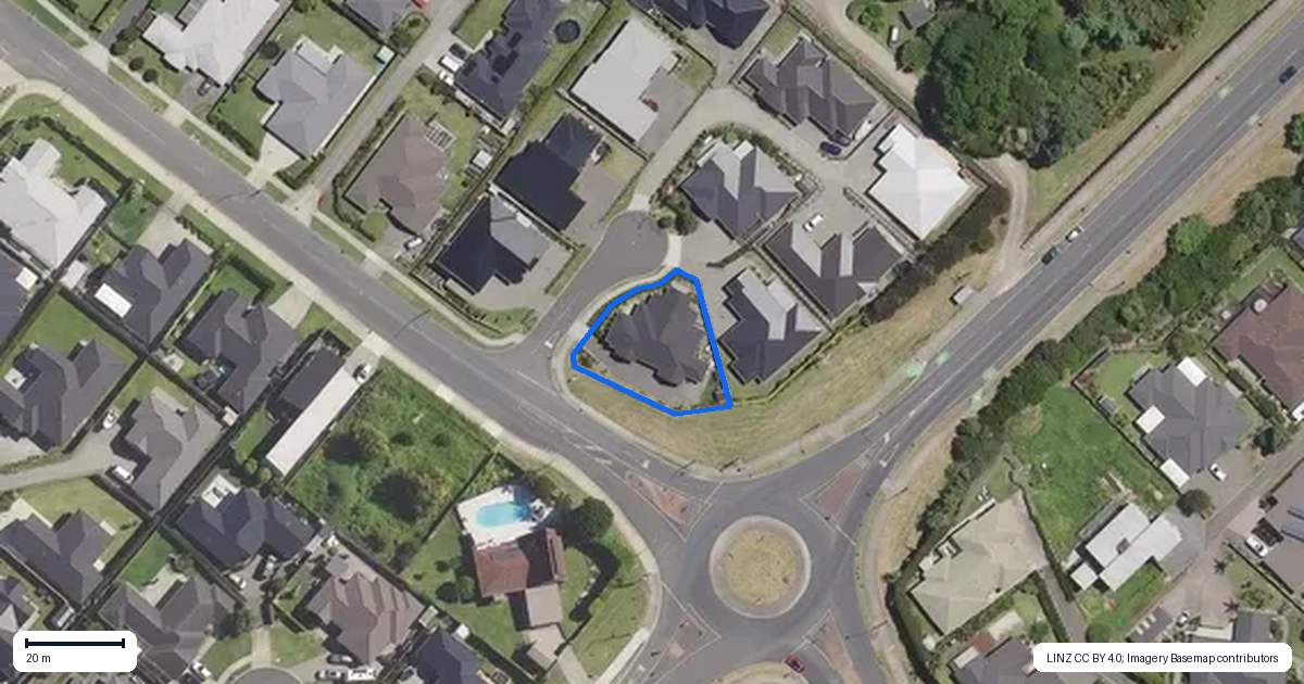 Property context map for 2 Kingson Court, Omokoroa