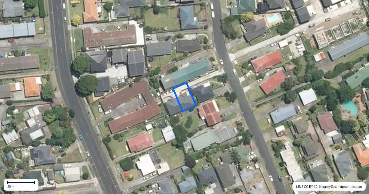 Property context map for 8A Miles Avenue, Papatoetoe, Auckland
