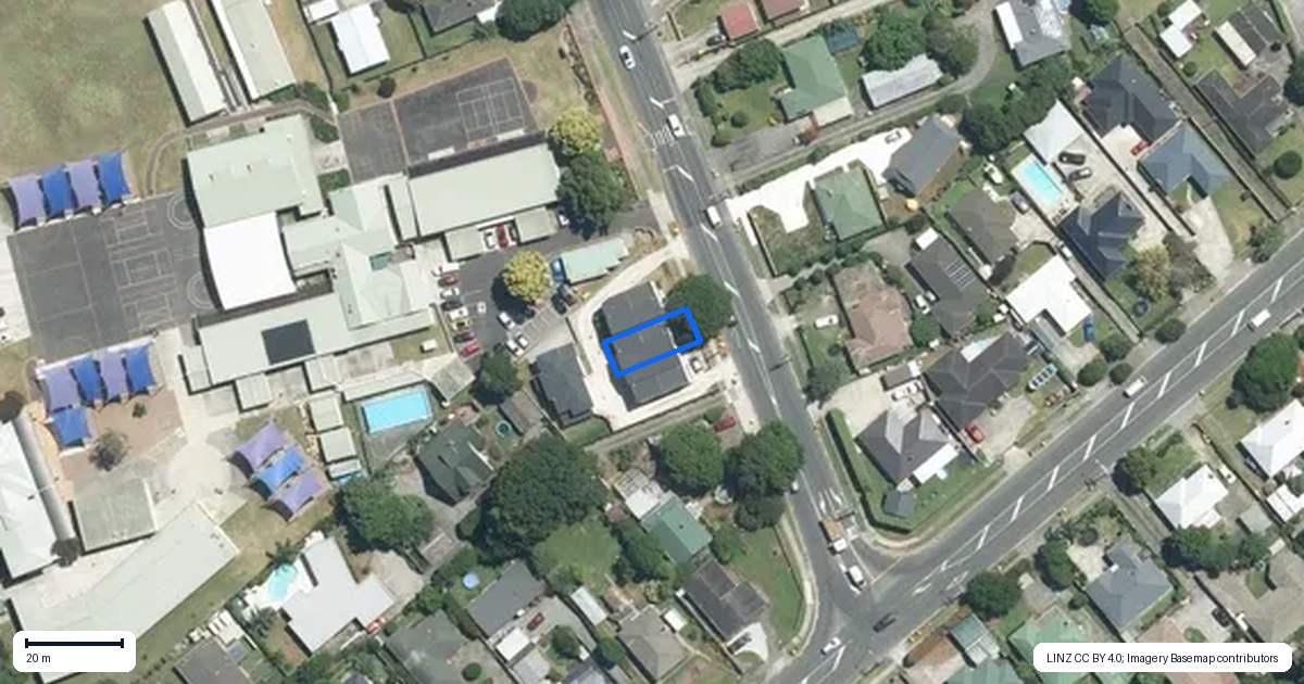 Property context map for 8B Cosgrave Road, Papakura