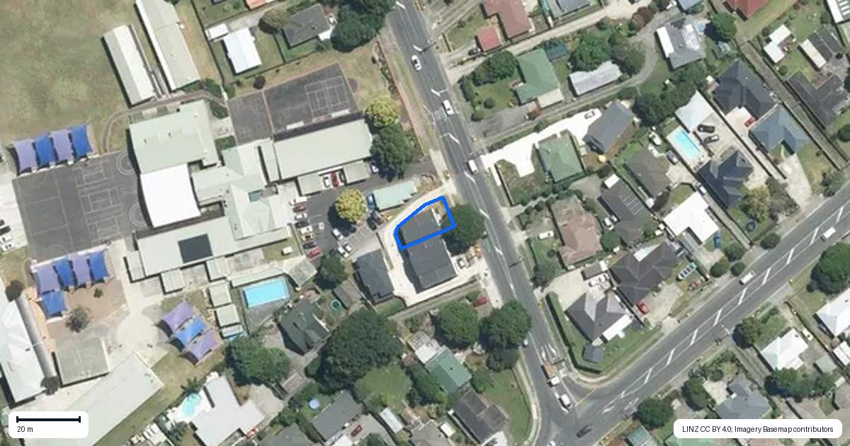 Property context map for 8C Cosgrave Road, Papakura