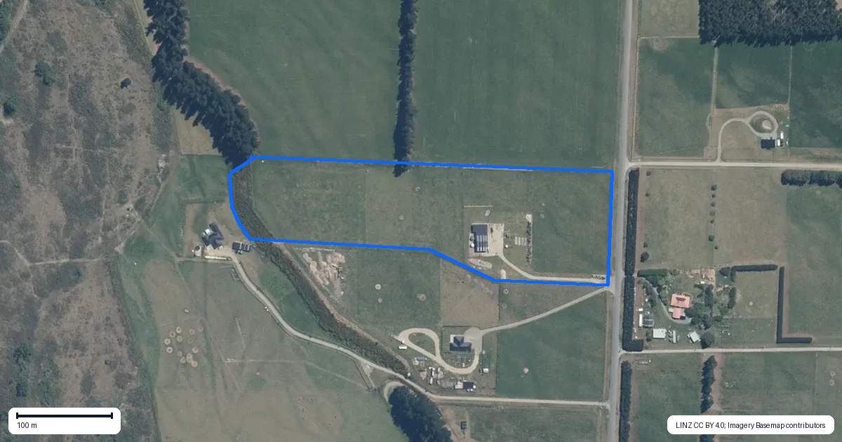 Property context map for 123 Yaxleys Road, Loburn