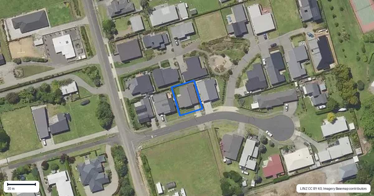 Property context map for 5 Seafoam Place, Waihi Beach