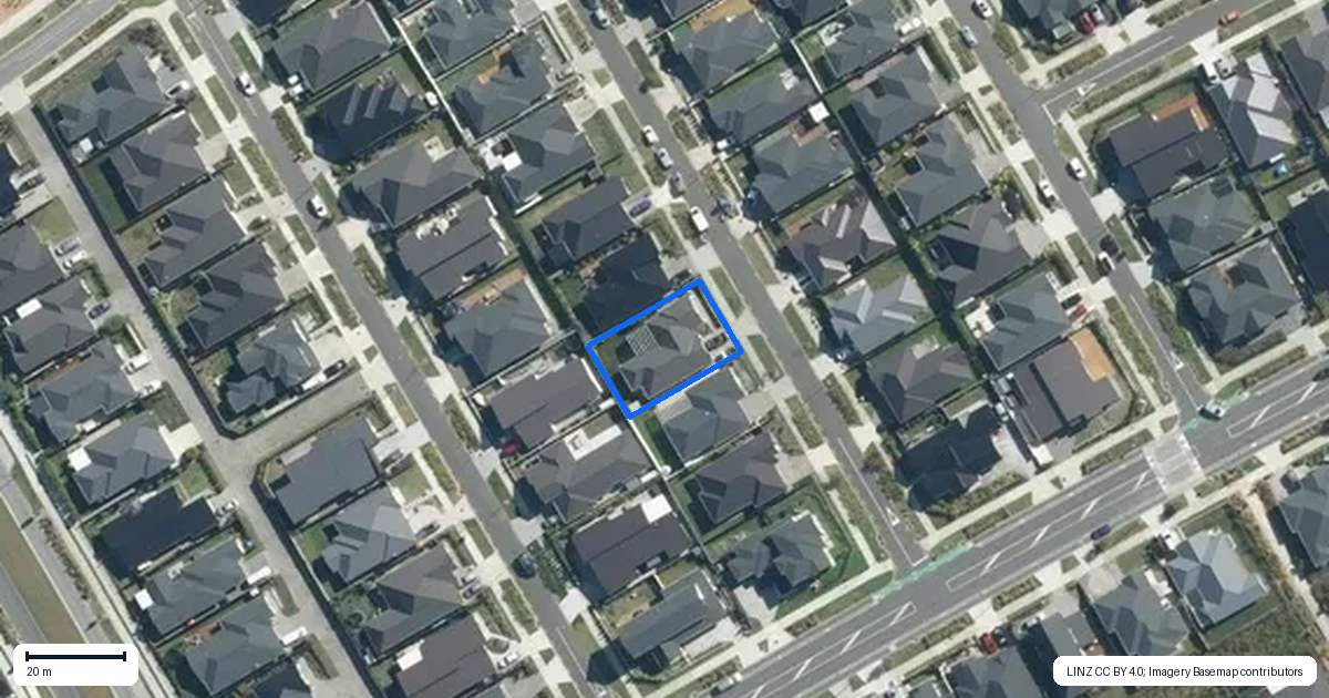 Property context map for 7 Kuinga Street, Wainui