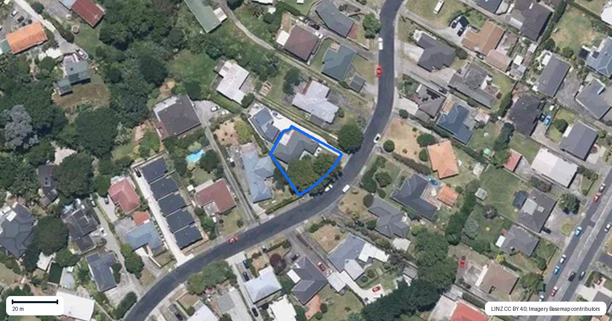 Property context map for 29 O'Halloran Road, Howick, Auckland