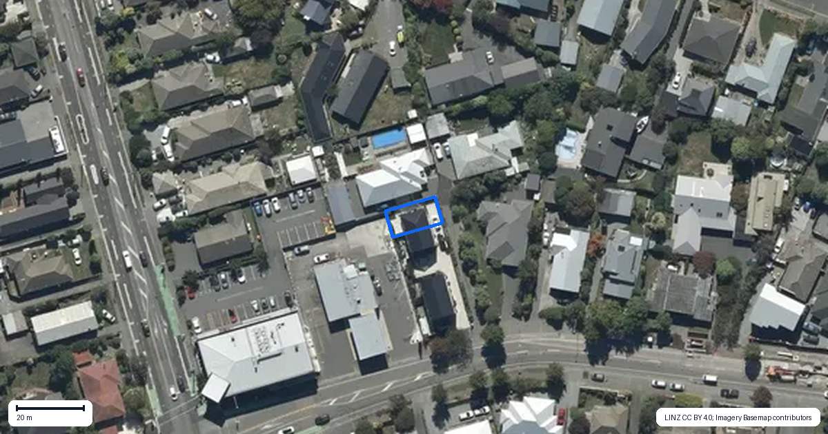 Property context map for 4/102 Creyke Road, Ilam, Christchurch