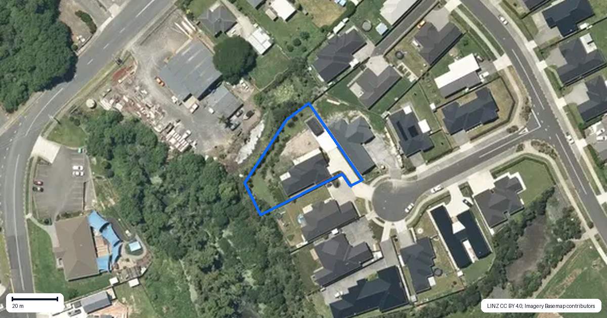 Property context map for 8 Zillwood Lane, Taupiri