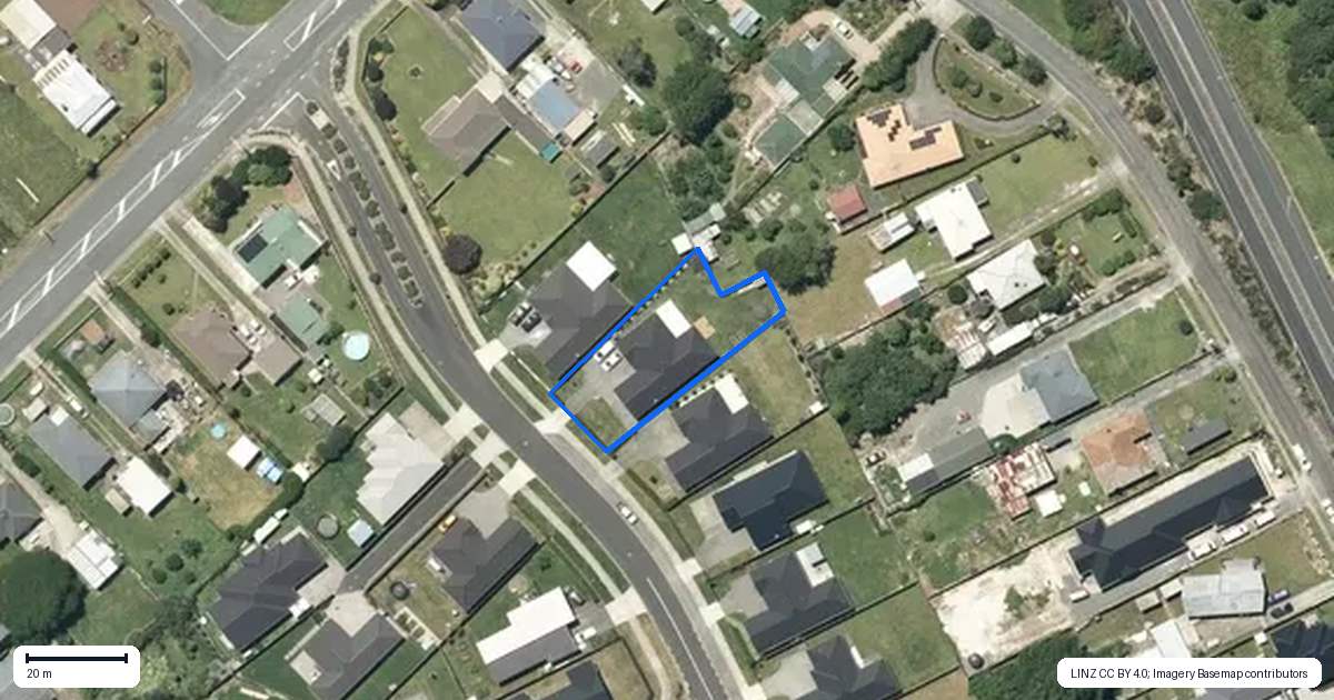 Property context map for 5 Taraheke Drive, Taupiri
