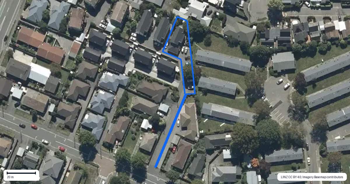 Property context map for 3/24A Bowen Street, Upper Riccarton, Christchurch