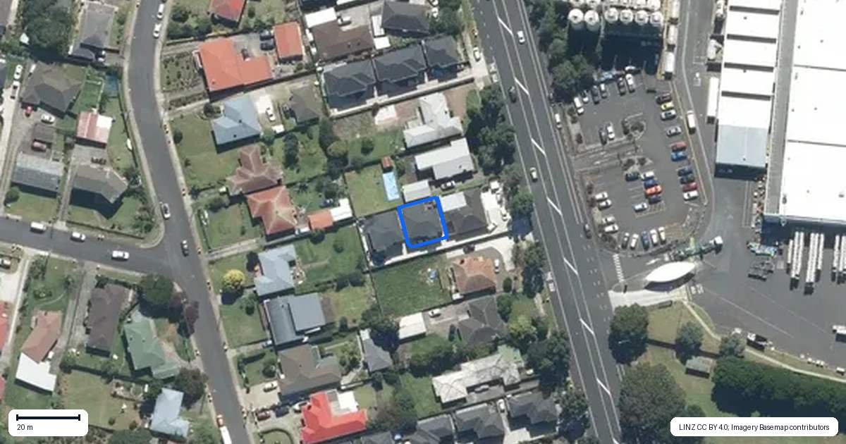 Property context map for 763A Great South Road, Papatoetoe, Auckland