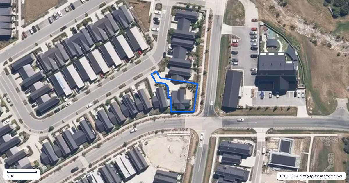 Property context map for 11 Mulholland Drive, Jacks Point, Queenstown