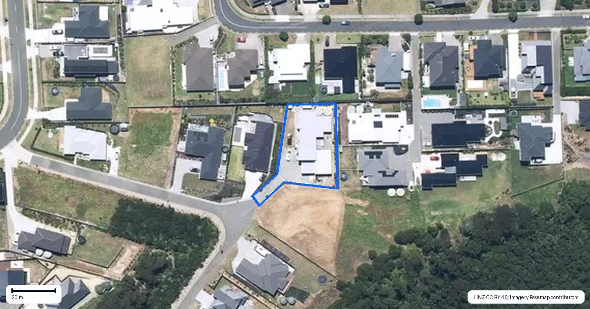 Property context map for 8 Eckford Lane, Maraetai, Auckland