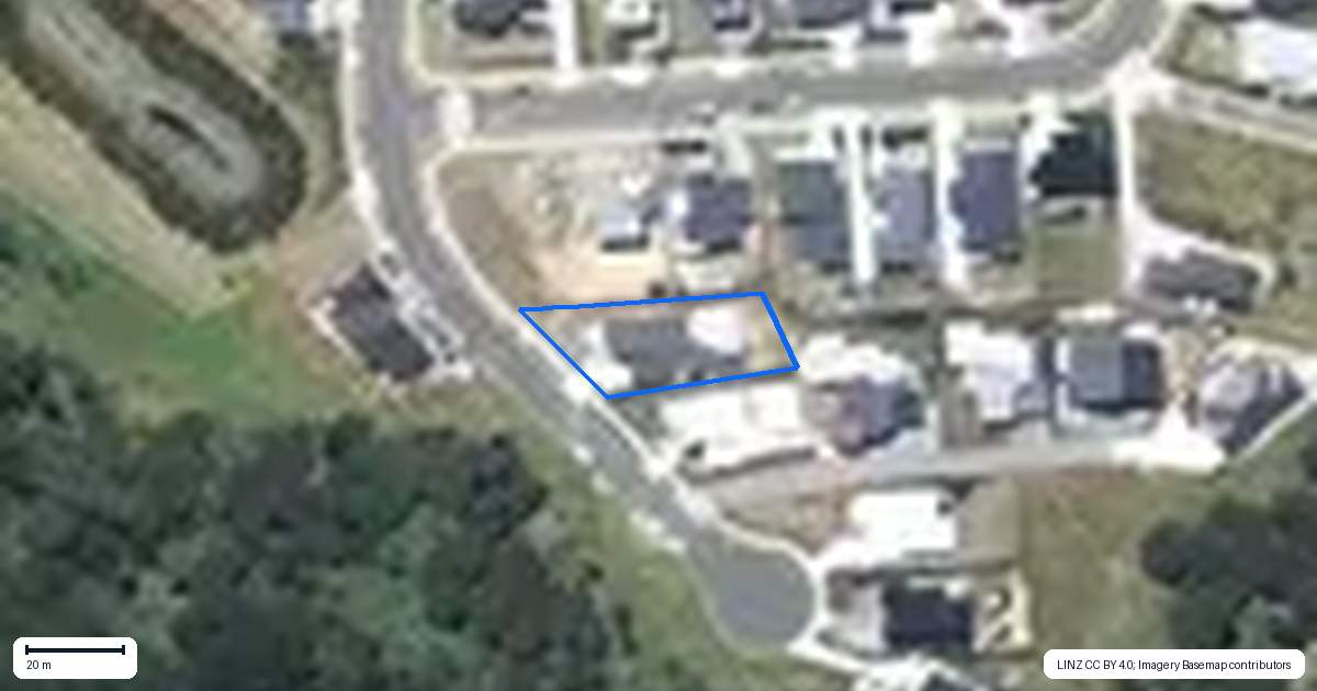 Property context map for 12 Arthur Wright Place, Maraetai, Auckland