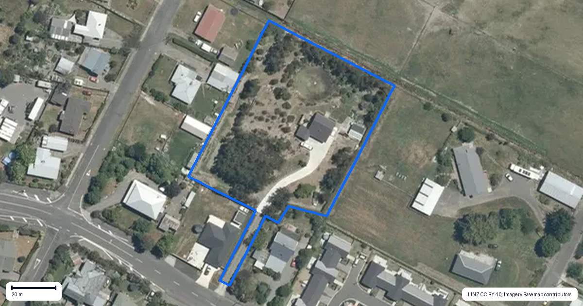 Property context map for 2B Bibby Street, Waipawa