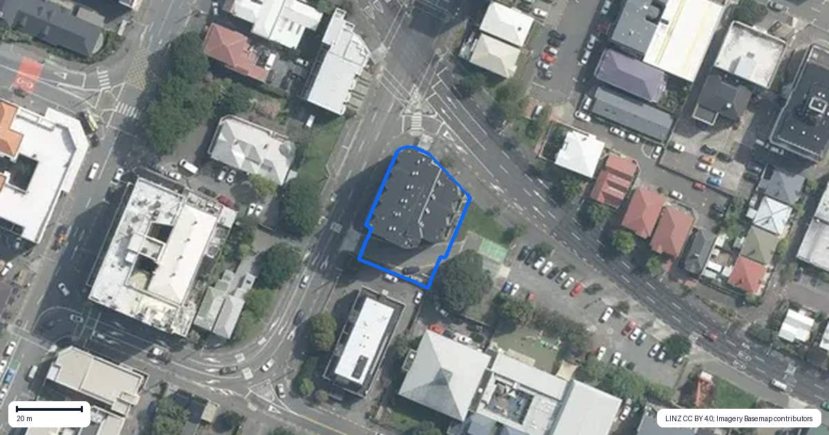 Property context map for 309/251 Victoria Street, Te Aro, Wellington