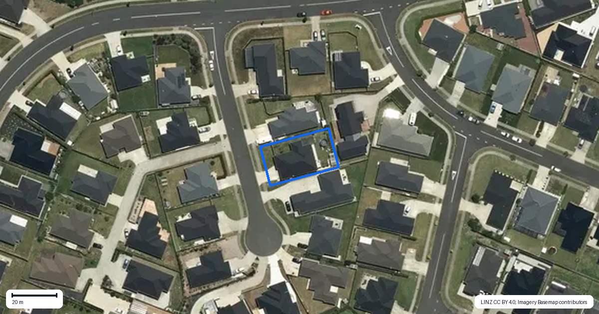 Property context map for 5 Bathgate Court, Pokeno