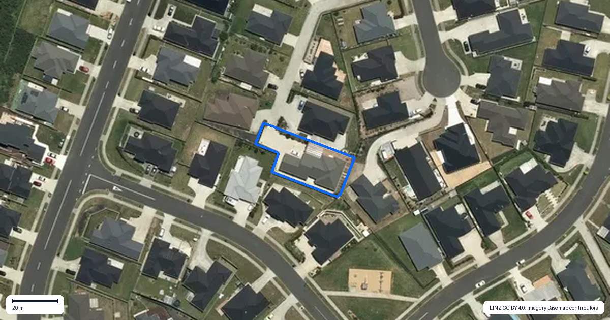 Property context map for 5 Otto Lane, Pokeno