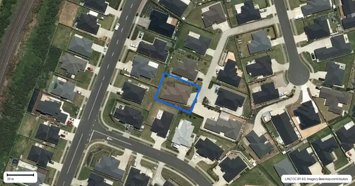Property context map for 8 Otto Lane, Pokeno