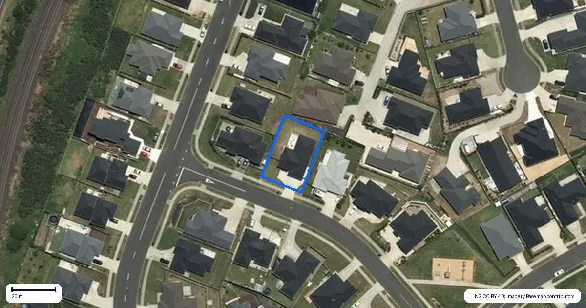 Property context map for 3 Frankfield Road, Pokeno