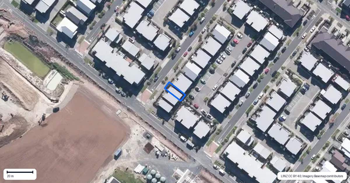 Property context map for 38 Hiki Street, Hobsonville, Auckland