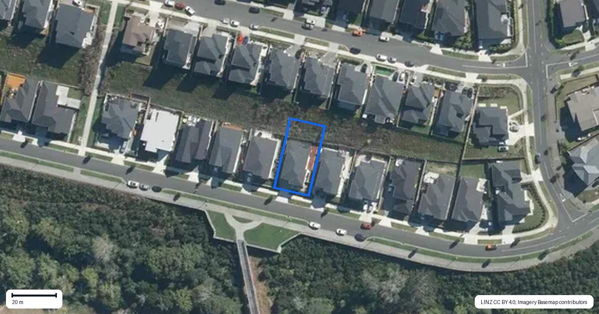 Property context map for 14 Godfrey Drive, Orewa