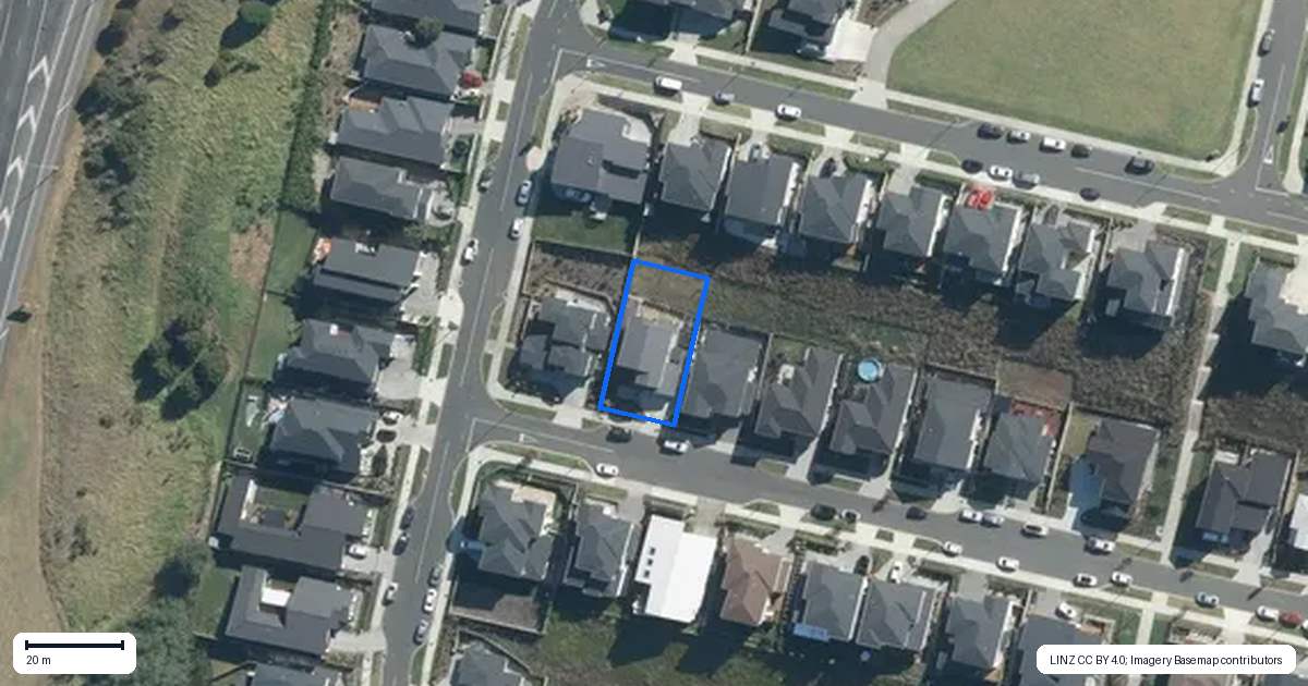 Property context map for 142 Godfrey Drive, Orewa