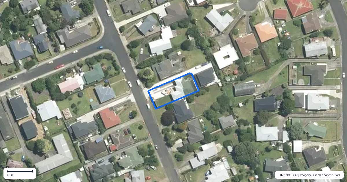 Property context map for 24 Rothery Road, Hillpark, Auckland