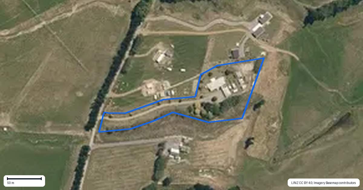 Property context map for 2/82 Station Road, Takapau