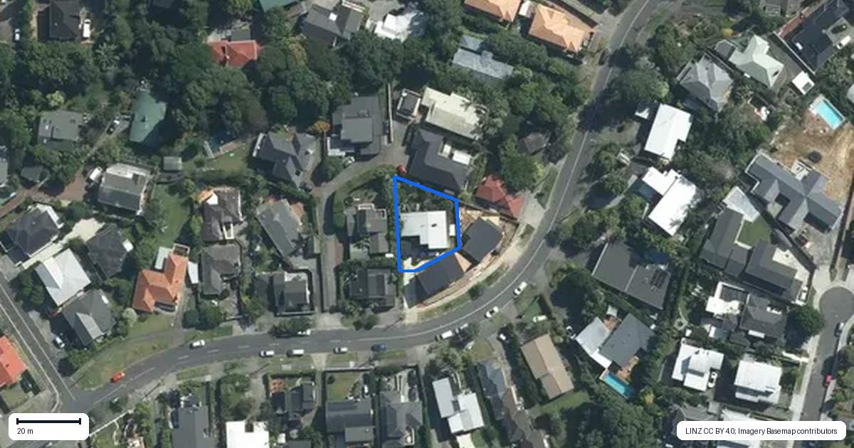 Property context map for 56 Hawera Road, Kohimarama, Auckland