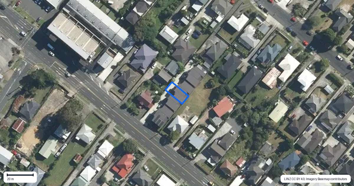 Property context map for 4035C Great North Road, Glen Eden, Auckland