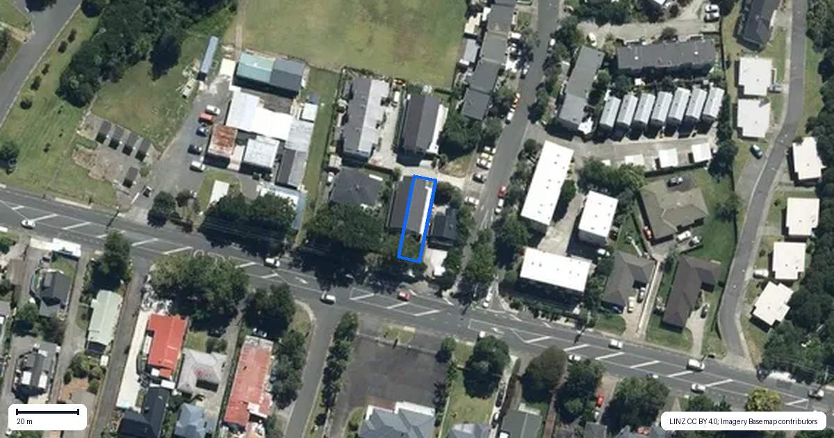 Property context map for 439A West Coast Road, Glen Eden, Auckland