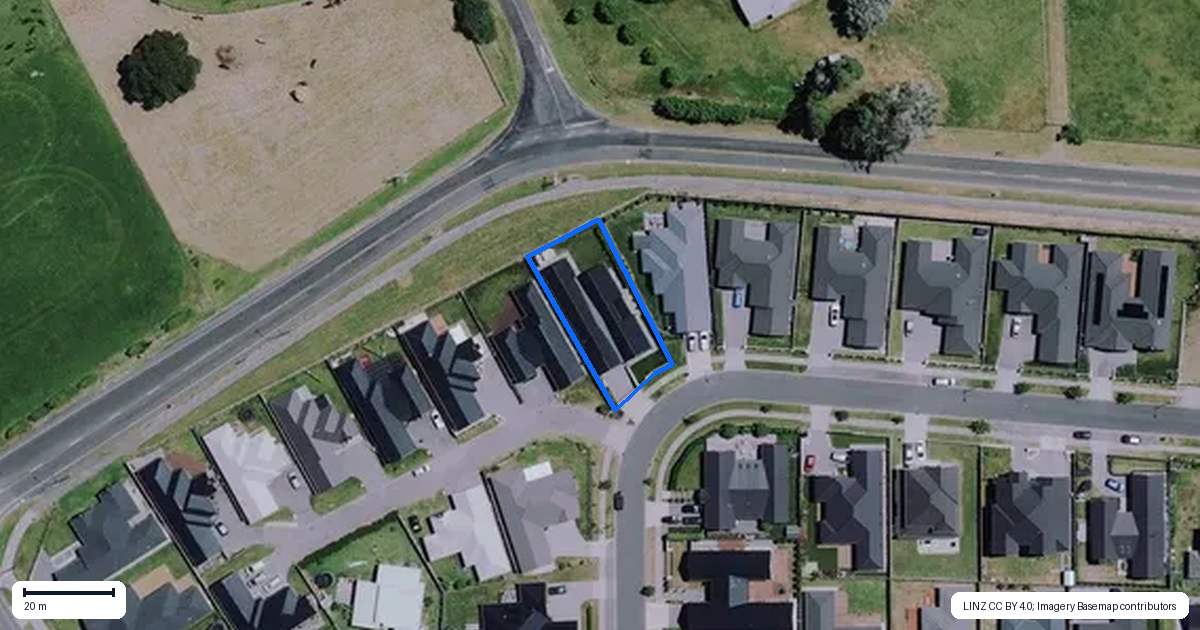 Property context map for 40 The Meadows Drive, Flagstaff, Hamilton