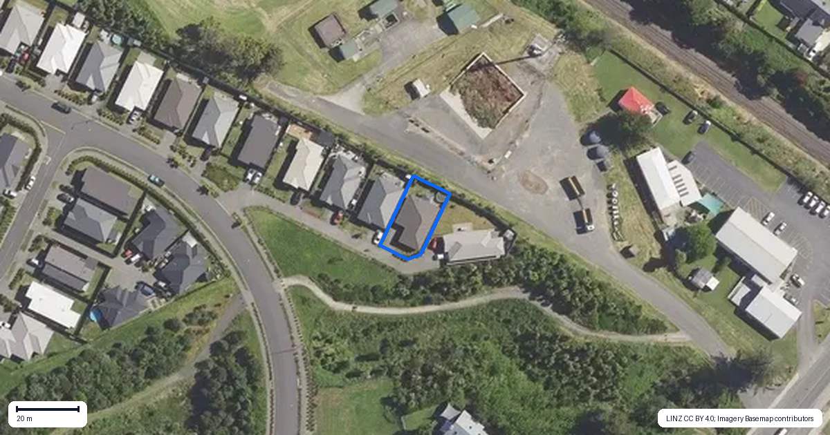 Property context map for 76 Sentinel Avenue, Omokoroa