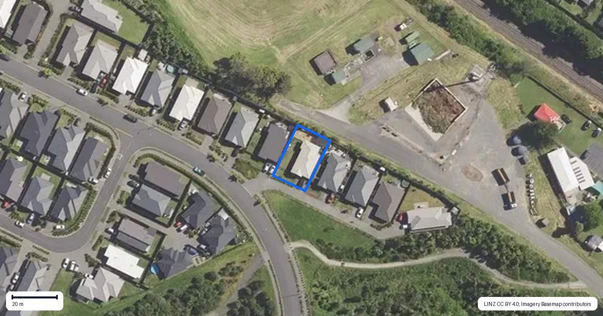 Property context map for 82 Sentinel Avenue, Omokoroa