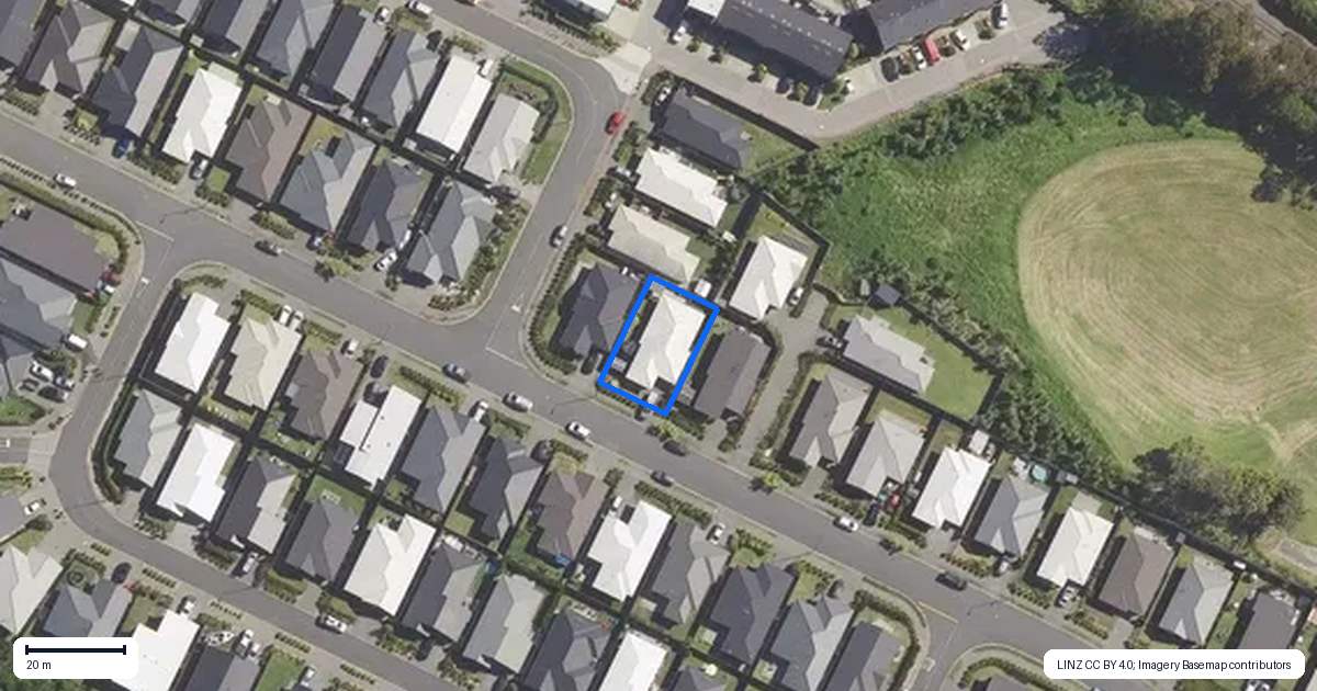 Property context map for 106 Sentinel Avenue, Omokoroa