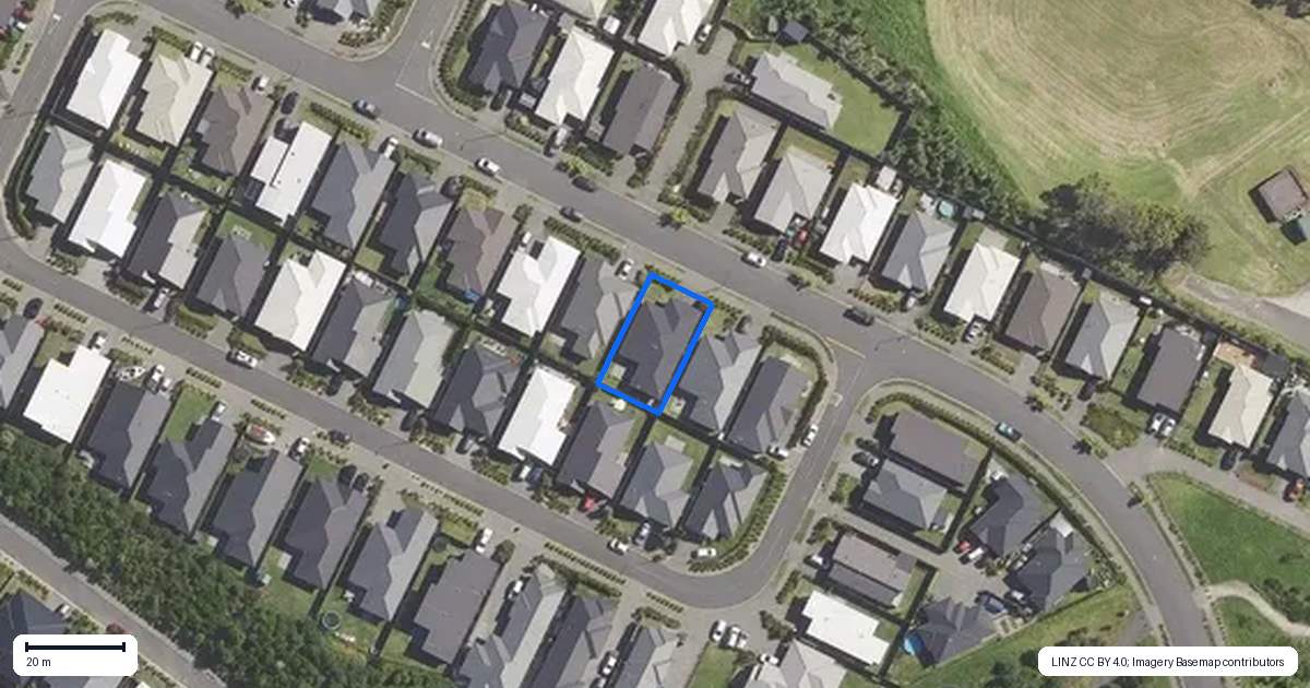 Property context map for 81 Sentinel Avenue, Omokoroa
