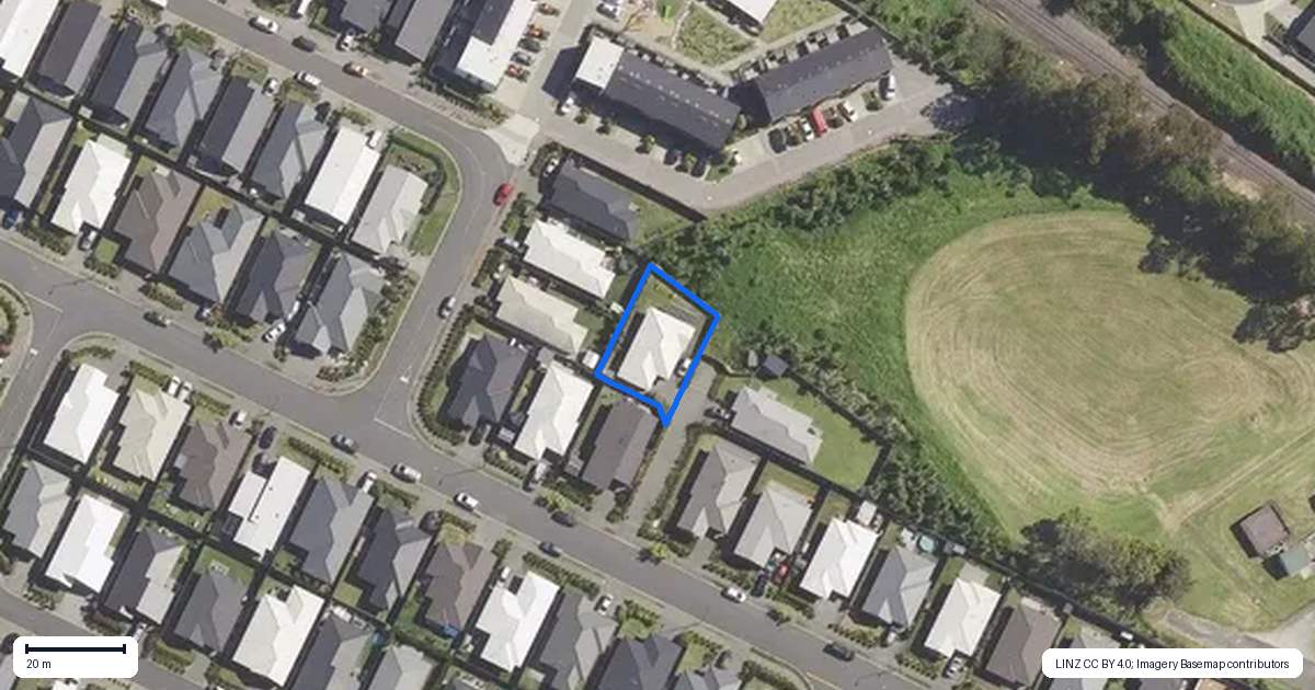 Property context map for 102 Sentinel Avenue, Omokoroa