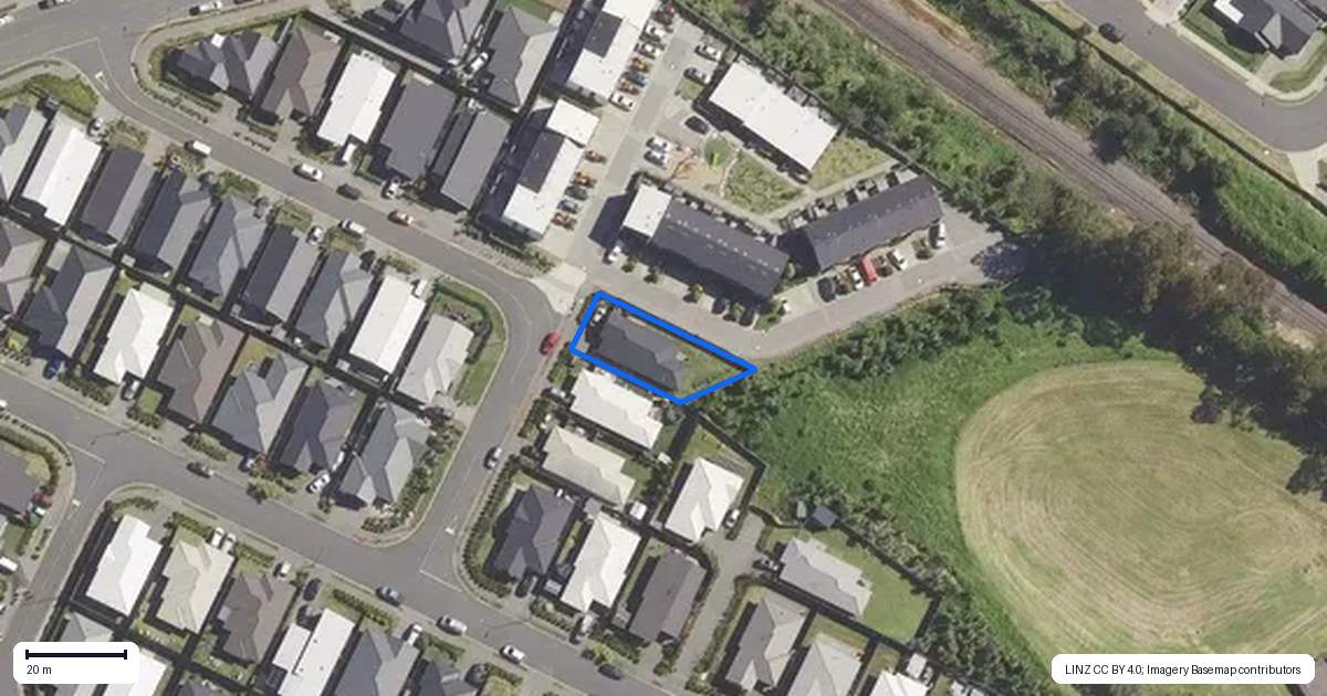 Property context map for 8 Eliza Place, Omokoroa