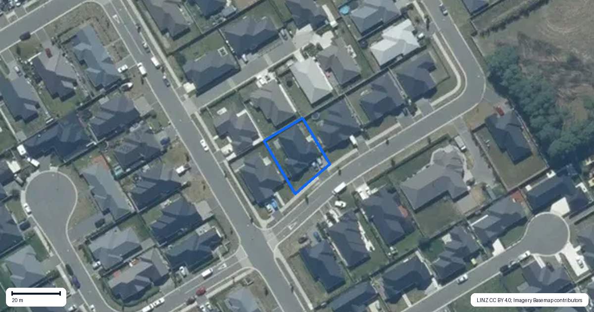 Property context map for 18 Chilton Drive, Rolleston