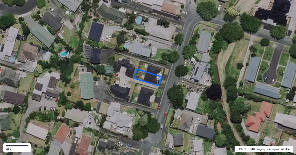 Property context map for 2/16 Rothwell Street, Dinsdale, Hamilton
